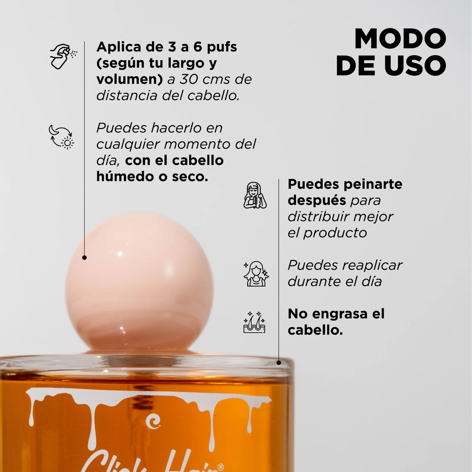 PERFUME MIEL Y PISTACHO CLICK HAIR - Image 2