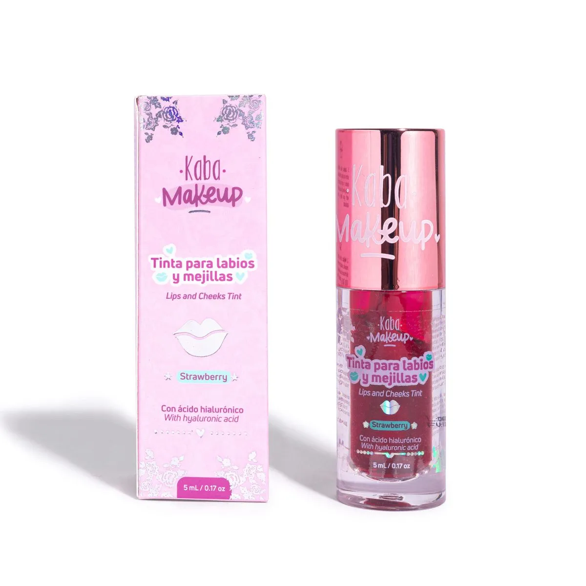 Tinta para Labios y Mejillas Strawberry Kaba Makeup