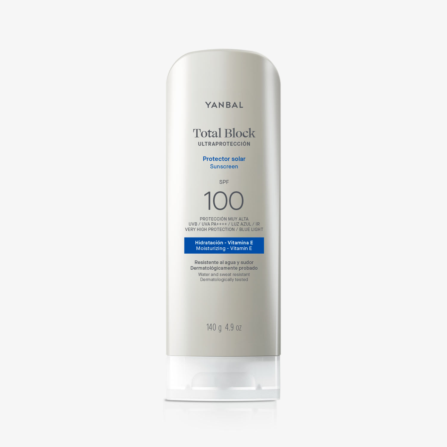 Protector Solar Total Block Ultraprotección SPF 100 Jumbo YANBAL